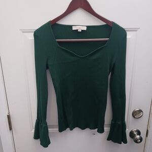 Elegant Green Women's Top
